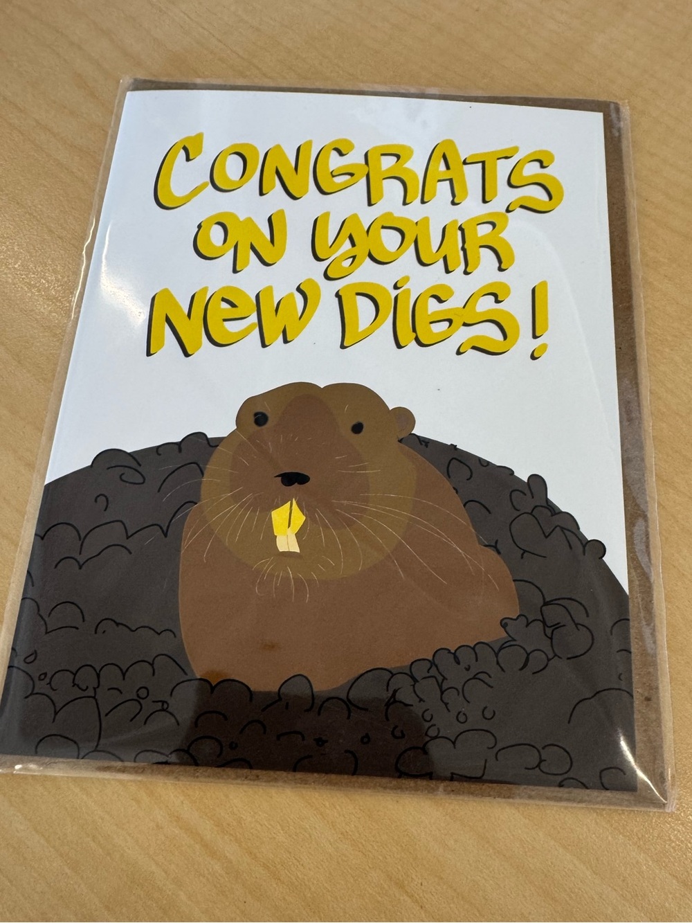 Greeting Card Congrats on Your New Digs Design